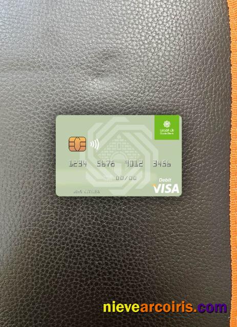 Palestine Al Quds Bank visa debit card photolook
